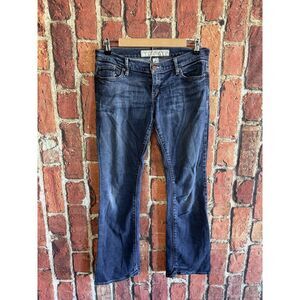 Abercrombie & Fitch Womens Blue Denim Straight Leg Jeans Size 4 Short